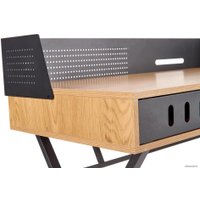 Стол Halmar B-43 110x51 (дуб золотой/черный)