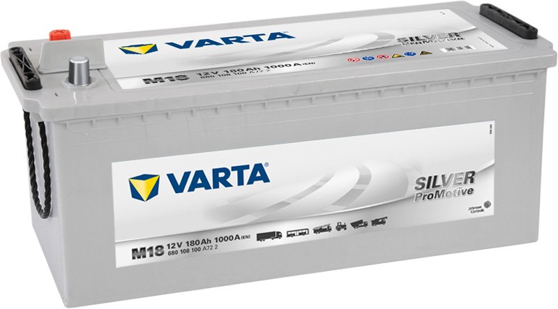 

Автомобильный аккумулятор Varta Promotive Silver 680 108 100 (180 А/ч)