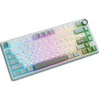 Клавиатура Royal Kludge R75 RGB Sky Cyan (RK Silver)