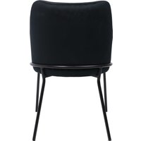 Стул с подлокотниками Алвест AV 318 (черный бархат H-75/черный)