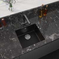 Кухонная мойка ZorG Fast 44 Premium black metallic в Бресте