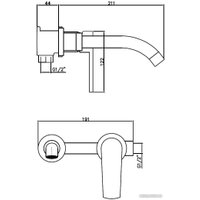 Смеситель Esko SM28 CR