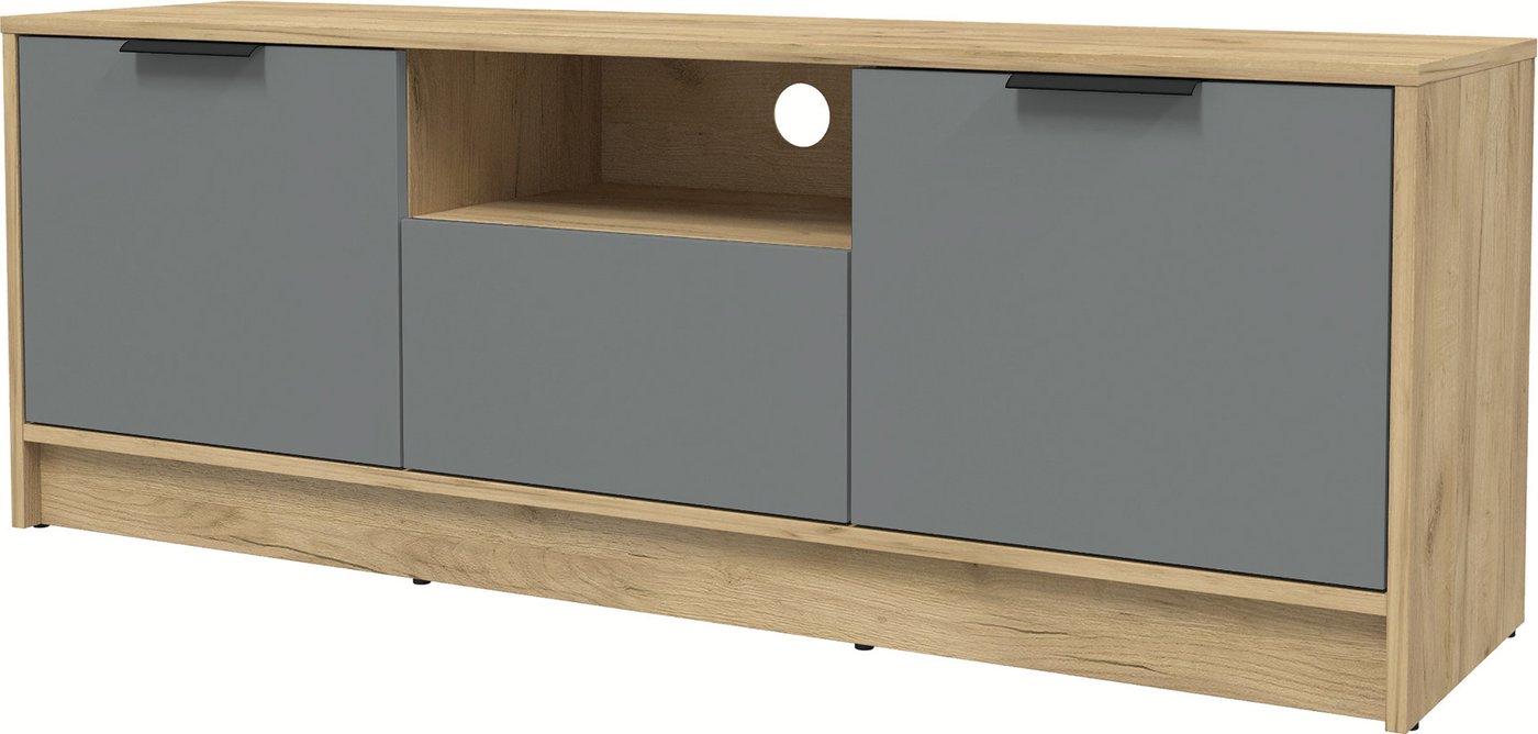 

Тумба Интерлиния ТВ Концепт КТ-ТВ3-50 Глосс (дуб золотой/серый)