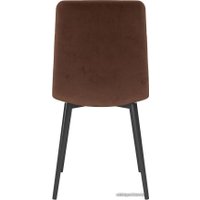 Стул Олмеко Белла П00325937 (велюр тенерифе шоколад/черный)