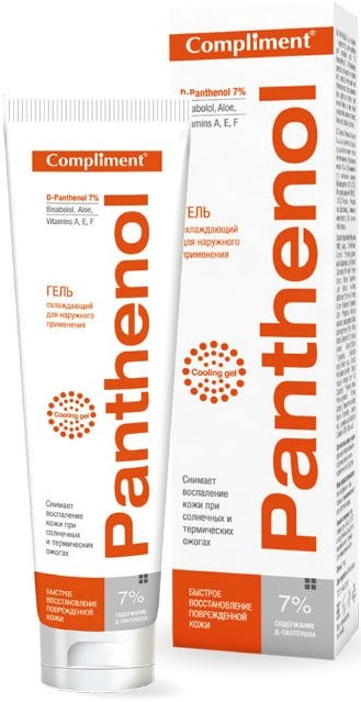 

Compliment Гель охлаждающий Panthenol Aloe Vera 75 мл