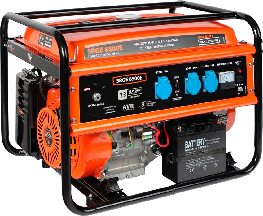 

Бензиновый генератор Patriot Max Power SRGE 6500E