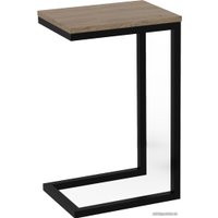 Приставной столик TMB Loft Роксет ЛДСП 300x400 (дуб денвер трюфель/черный)