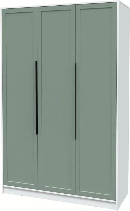 

Шкаф распашной Интерлиния Концепт Тренд КТ-Ш3 (белый платинум/мята)