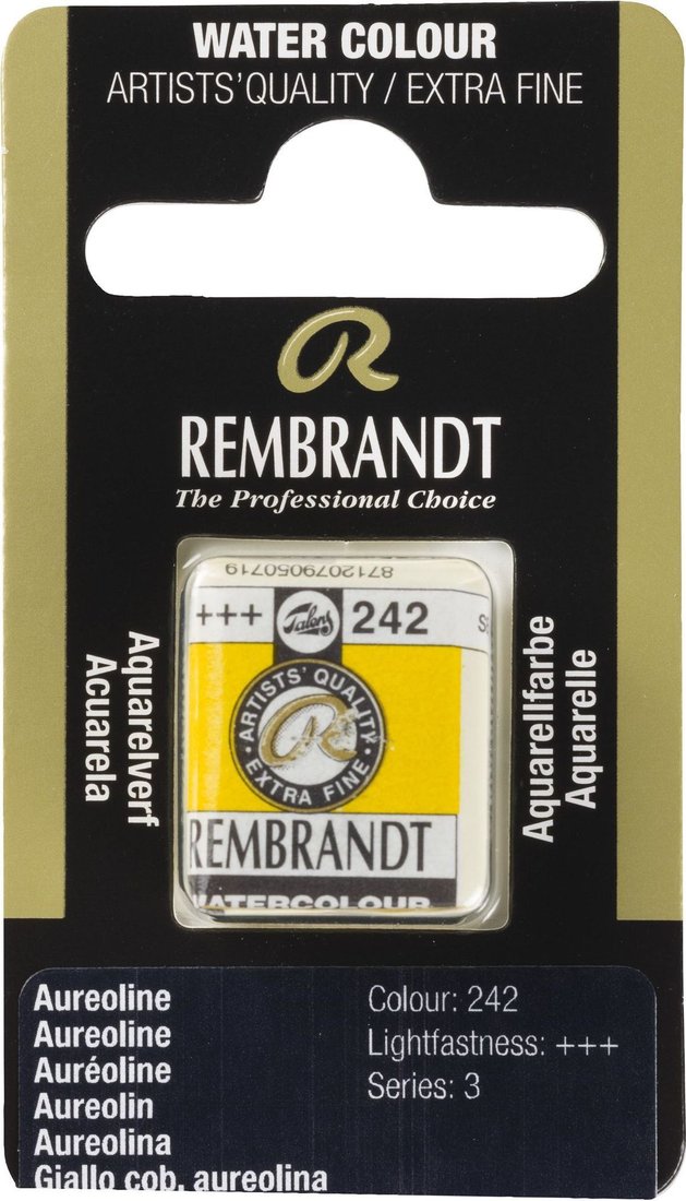 

Акварельная краска Rembrandt 242 05862421 (ауреолин, кювета)