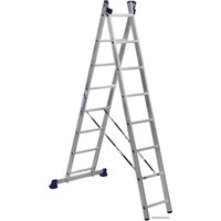 Лестница-стремянка Алюмет двухсекционная универсальная 5208 2x8