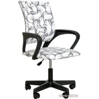 Компьютерное кресло King Style 695 LT Black (рисунок Kotofey)