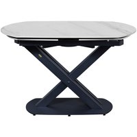 Кухонный стол Sheffilton SHT-T75 (белый мрамор/черный)