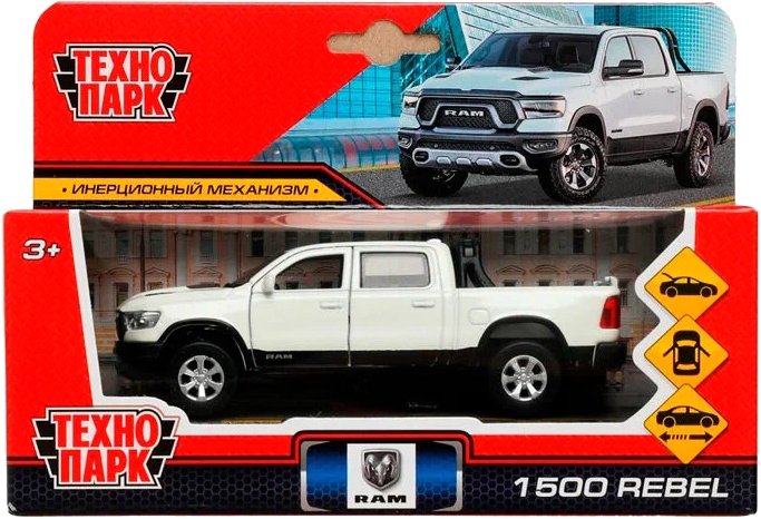 

Пикап Технопарк Dodge Ram 1500 Rebel RAM1500-13-WH