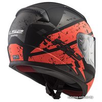 Мотошлем LS2 FF353 Rapid Deadbolt (M, matt black/orange)