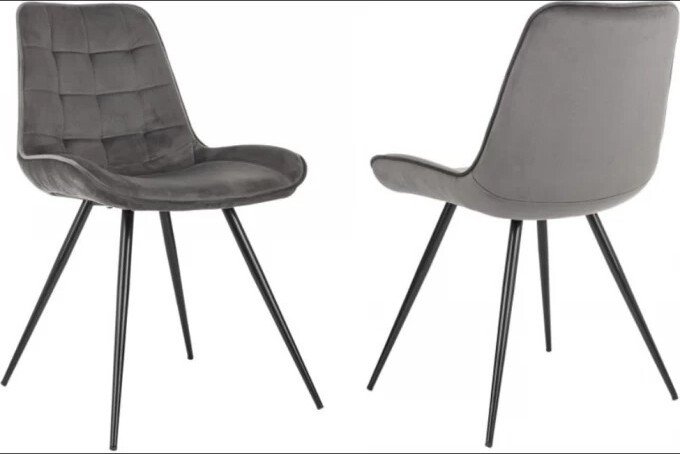 

Стул Бюрократ CH-K2 2 шт (серый Holland 18/черный)