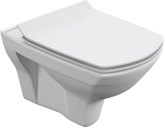 

Унитаз подвесной Cersanit Carina New Clean On S-MZ-CARINA-XL-COn-S-DL-w