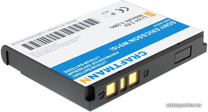 Аккумулятор для телефона Craftmann C1.01.260 (совместим с Sony Ericsson BST-39)