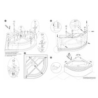 Душевой поддон Метакам Classic V 80x80 АПS_013320 (закругленный) в Гомеле