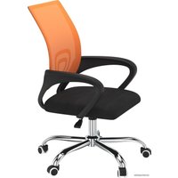 Офисное кресло LoftyHome Staff (черный/оранжевый)