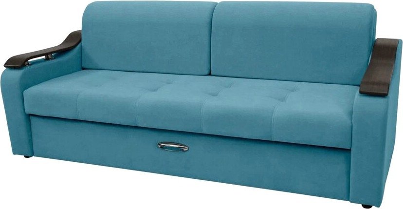 

Диван Сириус Лидер-4 НПБ 225x110 (Eva 29 велюр голубой)