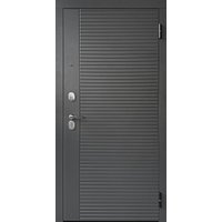 Металлическая дверь Guard МДФ/Зеркало графит/белый (86x205, правая) в Витебске