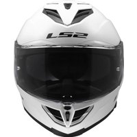 Мотошлем LS2 FF818 Storm III Solid (2XS, белый глянец)