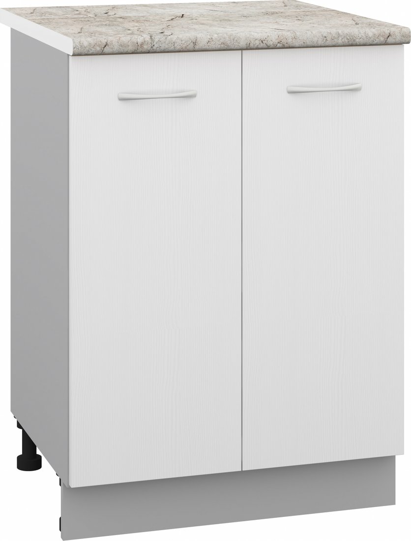 

Шкаф напольный Кортекс-мебель Корнелия Лира НШ60р (белый/марсель)