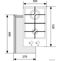 Варочная панель LEX GVG 321 WH