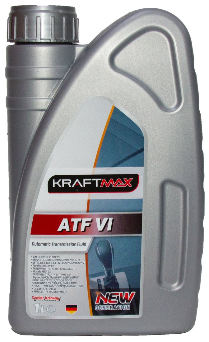 

Трансмиссионное масло KraftMax ATF VI KM312/1 1 л