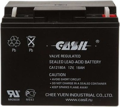 

Аккумулятор для ИБП Casil CA12180A (12В/18 А·ч)