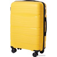 Чемодан-спиннер Pride PP9802 (L, желтый)