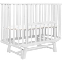 Кроватка-трансформер Sweet Baby Belloni 3в1 с маятником (белый)