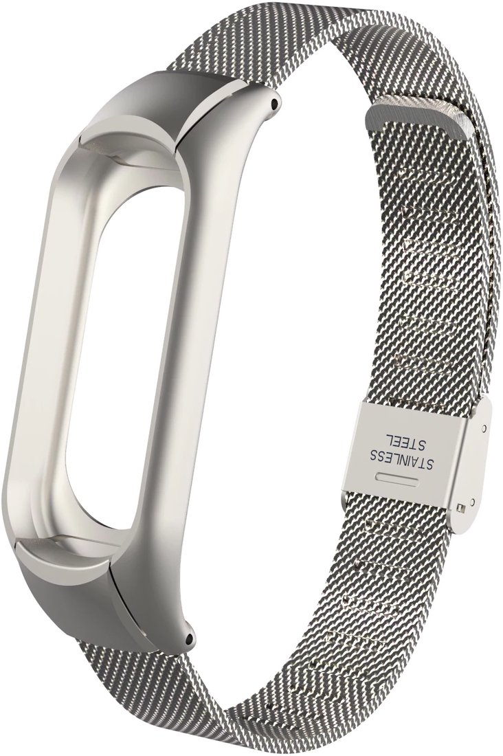 

Браслет Xiaomi миланский сетчатый для Mi Band 3 (серебристый)