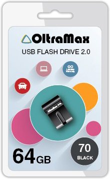 

USB Flash OltraMax 70 64GB (черный) [OM-64GB-70-Black]