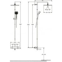 Душевая система  Jacob Delafon Atom E26238-CP