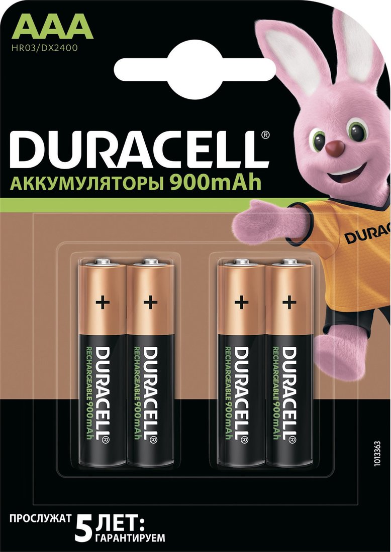 

Аккумулятор DURACELL AAA 900mAh 4 шт.