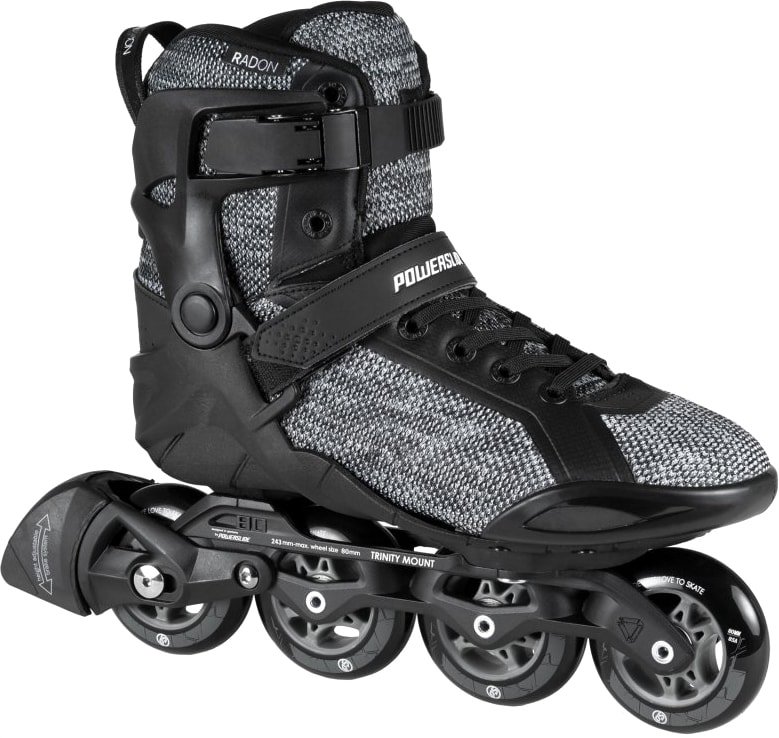 

Роликовые коньки Powerslide Phuzion Radon 80 Black White 901975 (р. 41)