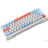 Клавиатура Cyberlynx ZA63 Pro White Blue Orange (TNT Yellow)