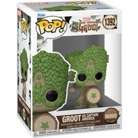 Фигурка Funko POP! Bobble Marvel We Are Groot Groot as Captain America (1392) 79515