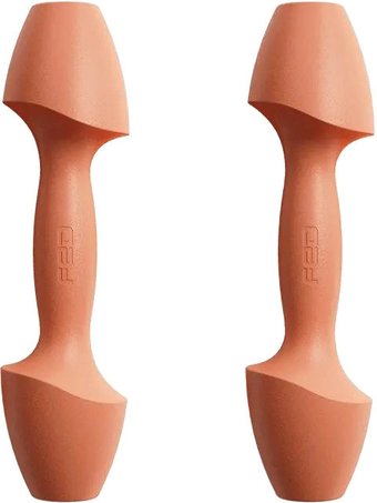 Набор гантелей FED Wave 2x0.9 кг (оранжевый)