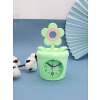 Настольные часы ILikeGift Flower in a pot 100P-106-01 (зеленый)