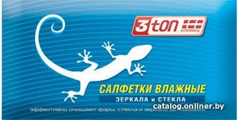 3TON Салфетки для зеркал и стекол 15 шт TX-201