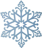 Снежинка Снегурочка (81 см, голубой) [502-378]