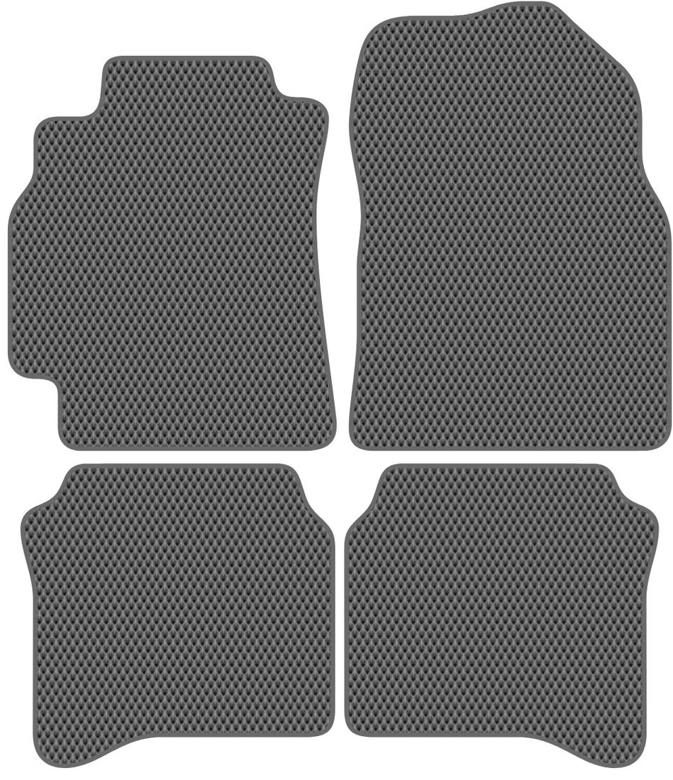 

Комплект ковриков для авто Alicosta Nissan Primera III (универсал, хэтчбек 5 дв, седан / P12) 2002 - 2008 (серый, ромб)