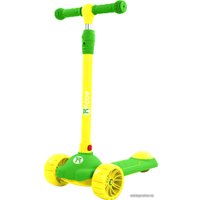 Трехколесный самокат Ricos Magic MS300 (желтый/зеленый)