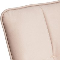 Стул TetChair Bari LT флок (бежевый/черный)