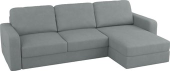 Угловой диван Mio Tesoro Aurora правый (Velutto 12 серый)