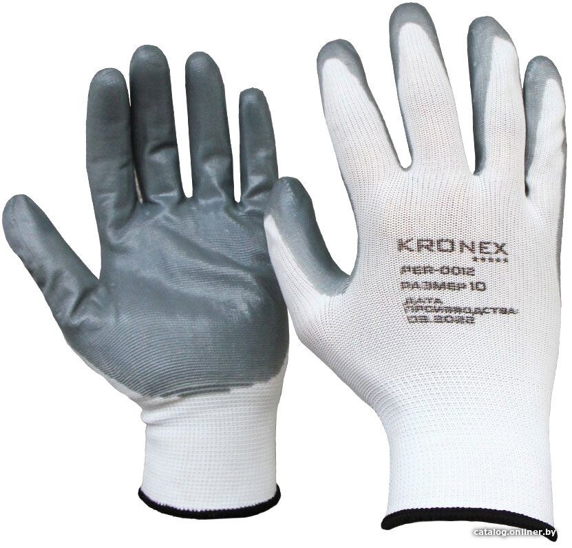 Текстильные перчатки Kronex Neuron-N Нитриловое покрытие PER-0012