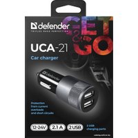 Автомобильное зарядное Defender UCA-21