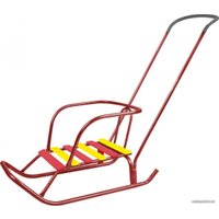 Санки Nika Ветерок 6 В6/АЛ2 (алый)